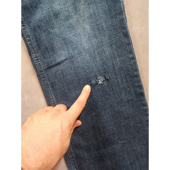 BKE Jeans Jake Womens Size 32x32 Straight Leg Denim Blue Distressed - Picture 11 of 15